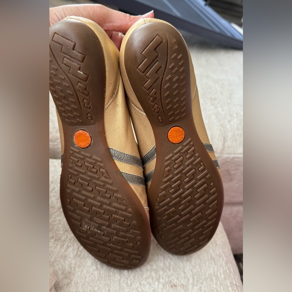 Sesto Meucci Gold Sneakers Athletic-Design - Picture 4 of 12